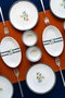 Hermia Set de Desayuno Demet 16 v2 de Porcelana Multicolor